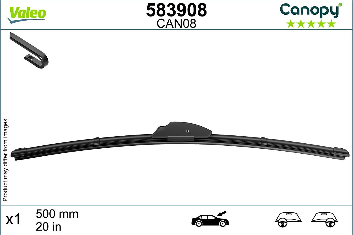 Lamela stergator VALEO 583908